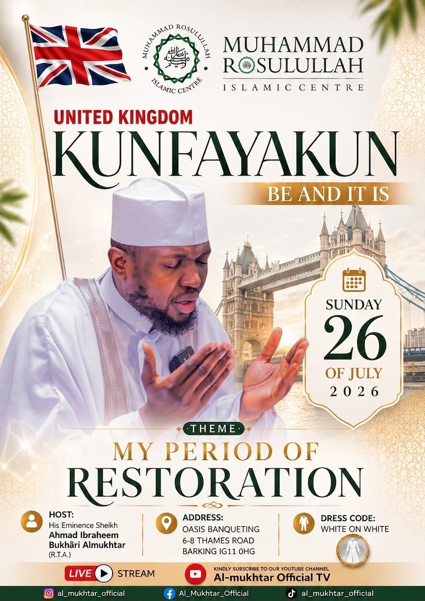 KUNFAYAKUN UK — My Period of Restoration